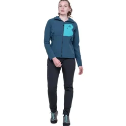 Mountain Equipment Womens Arrow Hooded Jacket - Chili Red-Dusk New