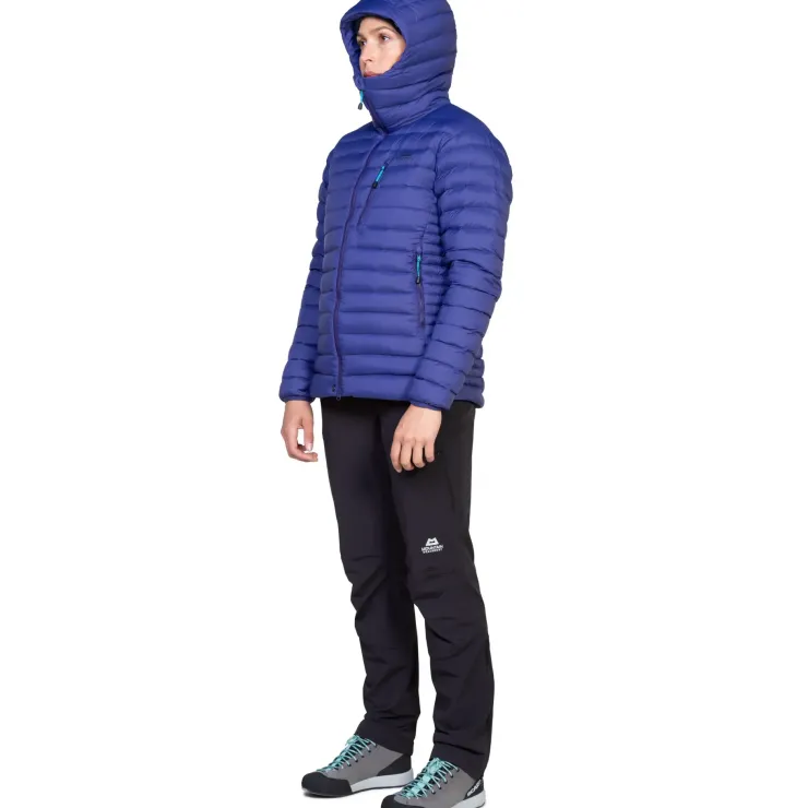 Mountain Equipment Womens Earthrise Hooded Jacket - Majolica Blue Hot