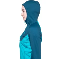 Mountain Equipment Womens Aiguille Hooded Top - Topaz-Majolica Fashion
