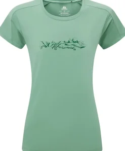 Mountain Equipment Womens Headpoint Skyline Tee - Lichen Hot