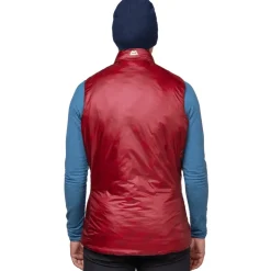 Mountain Equipment Womens Oreus Vest - Merlot-Admiral Blue Hot