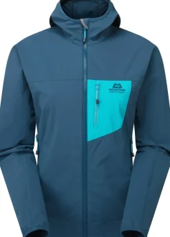 Mountain Equipment Womens Echo Hooded Jacket - Majolica-Topaz Fashion