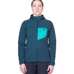 Mountain Equipment Womens Echo Hooded Jacket - Majolica-Topaz Fashion
