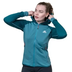 Mountain Equipment Womens Eclipse Hooded Jacket - Medieval Blue Fashion
