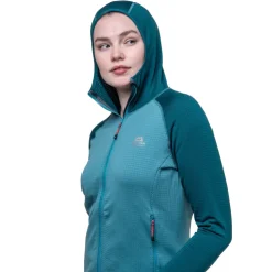 Mountain Equipment Womens Eclipse Hooded Jacket - Medieval Blue Fashion