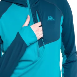 Mountain Equipment Womens Aiguille Hooded Top - Sage Sale