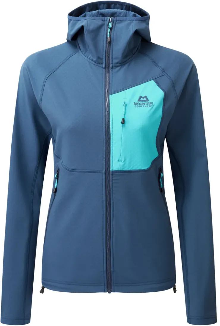 Mountain Equipment Womens Arrow Hooded Jacket - Dusk-Topaz Outlet