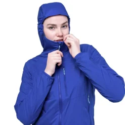 Mountain Equipment Womens Aerotherm Jacket - Vivid Blue Clearance