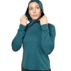 Mountain Equipment Womens Glace Hooded Top - Raisin Online