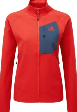 Mountain Equipment Womens Arrow Jacket - Chili Red-Dusk Hot