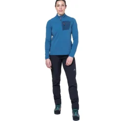 Mountain Equipment Womens Lumiko Zip T - Stellar-Majolica Best