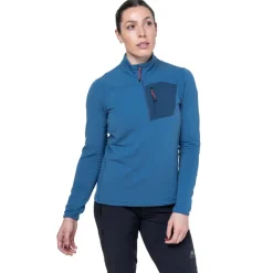 Mountain Equipment Womens Lumiko Zip T - Stellar-Majolica Best
