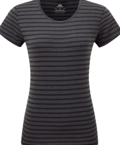Mountain Equipment Womens Groundup Stripe Tee - Cosmos Stripe Outlet