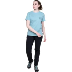 Mountain Equipment Womens Alpenglow Tee - Stellar Blue Online