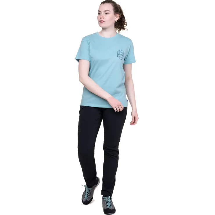 Mountain Equipment Womens Alpenglow Tee - Stellar Blue Online