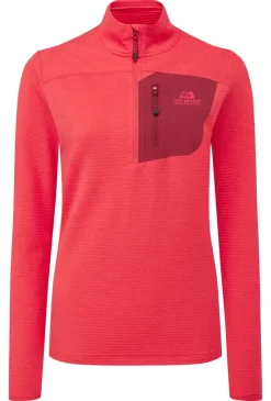 Mountain Equipment Womens Lumiko Zip T - Hibiscus-Tibetan Clearance