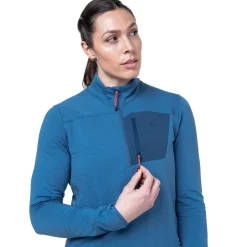 Mountain Equipment Womens Lumiko Zip T - Hibiscus-Tibetan Clearance