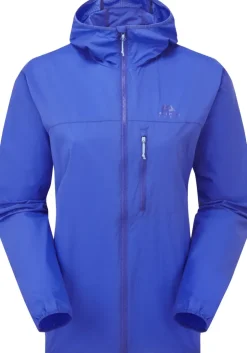Mountain Equipment Womens Aerofoil Hooded Jacket - Vivid Blue Outlet