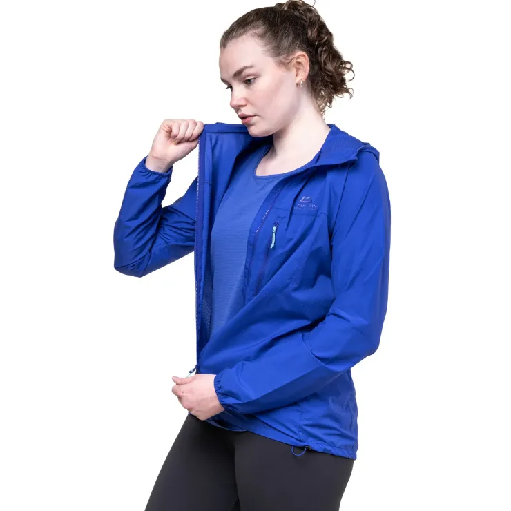 Mountain Equipment Womens Aerofoil Hooded Jacket - Vivid Blue Outlet