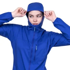Mountain Equipment Womens Aerofoil Hooded Jacket - Vivid Blue Outlet