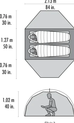 MSR Elixir 2 Tent - Green Fashion