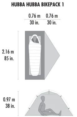 MSR Hubba Hubba Bikepack 1 Tent Sale