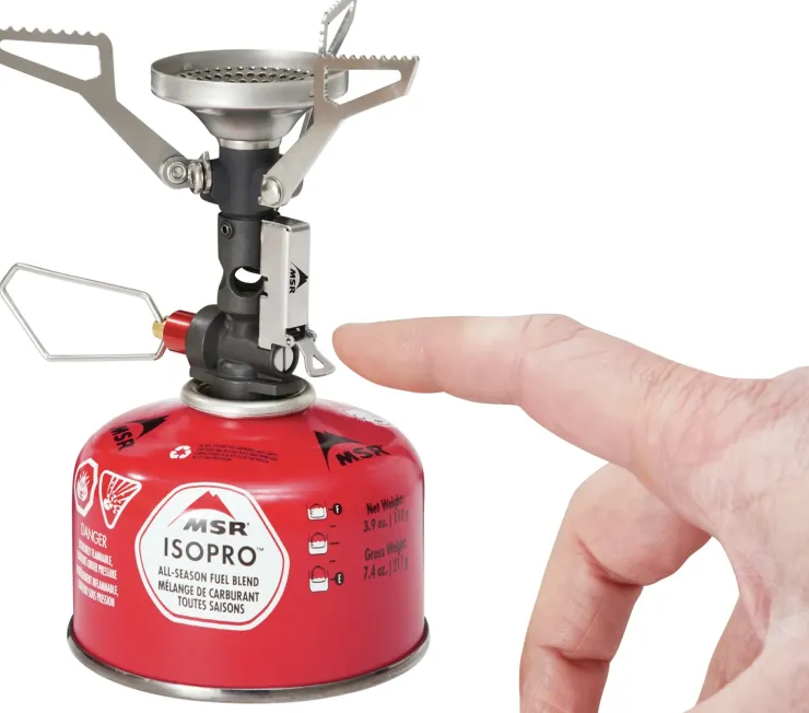 MSR PocketRocket Deluxe Stove Hot