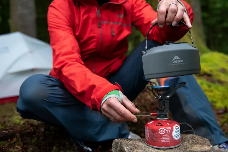 MSR PocketRocket Deluxe Stove Hot