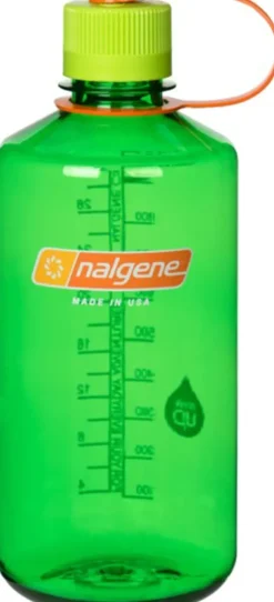 Nalgene Sustain Narrow Mouth Water Bottle - 1L - Melon Ball Outlet