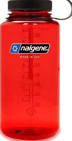 Nalgene Tritan Sustain Wide Mouth Bottle - 1L - Red Online
