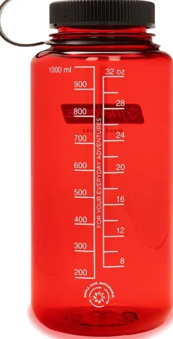 Nalgene Tritan Sustain Wide Mouth Bottle - 1L - Red Online