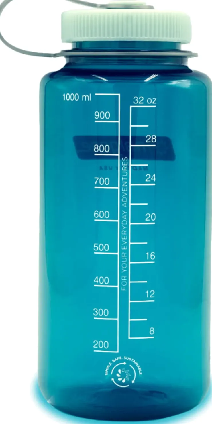 Nalgene Tritan Sustain Wide Mouth Bottle - 1L - Trout Green Online