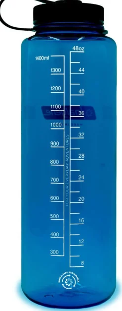 Nalgene Tritan Sustain Wide Mouth Silo Bottle - 1.5L - Slate Blue Outlet