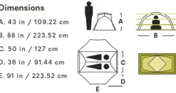 Nemo Dagger Ridge OSMO 2P Tent New