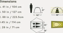 Nemo Dragonfly OSMO 2P Tent Outlet