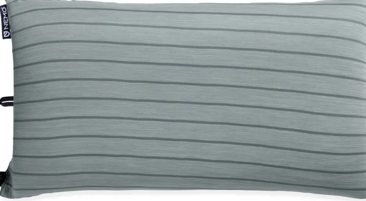Nemo Fillo Wide Camping Pillow - Silt Stripe Best
