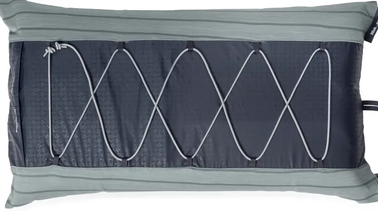 Nemo Fillo Wide Camping Pillow - Silt Stripe Best