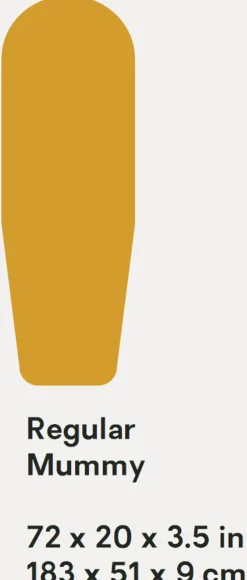 Nemo Tensor All-Season Mat - Regular Mummy Clearance