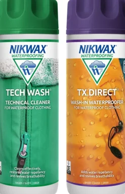 Nikwax Tech Wash and TX.Direct Wash-In Twin Pack - 300ml Discount