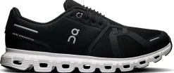 On Mens Cloud 6 Shoes - Black-White Hot