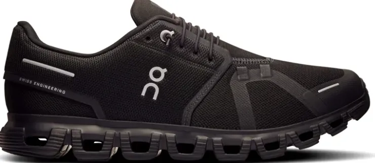 On Mens Cloud 6 Shoes - Black-Black Fashion