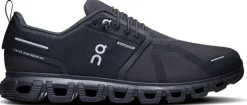 On Mens Cloud 6 Waterproof Shoes - Black-Black Best
