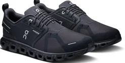 On Mens Cloud 6 Waterproof Shoes - Black-Black Best