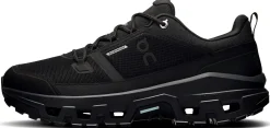 On Mens Cloudrock Low Waterproof Shoes - Black-Black Clearance