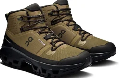 On Mens Cloudrock Mid Waterproof Shoes - Hunter-Black Hot
