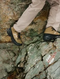 On Mens Cloudrock Mid Waterproof Shoes - Hunter-Black Hot