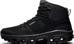 On Mens Cloudrock Mid Waterproof Shoes - Black-Black Sale