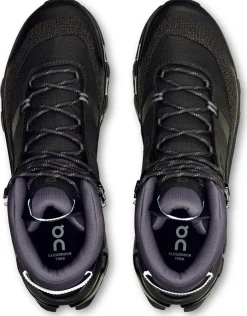 On Mens Cloudrock Trek Waterproof Shoes - Black-Black Best