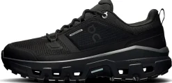 On Womens Cloudrock Low Waterproof Shoes - Black-Black Sale