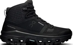 On Womens Cloudrock Mid Waterproof Shoes - Black-Black Best